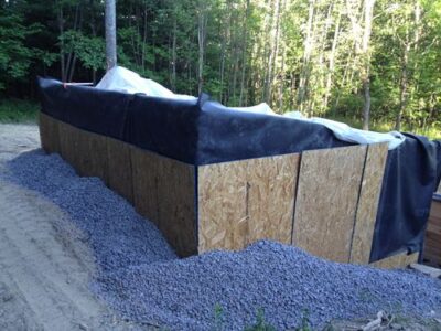 Plywood Walls Underground Greenhouse